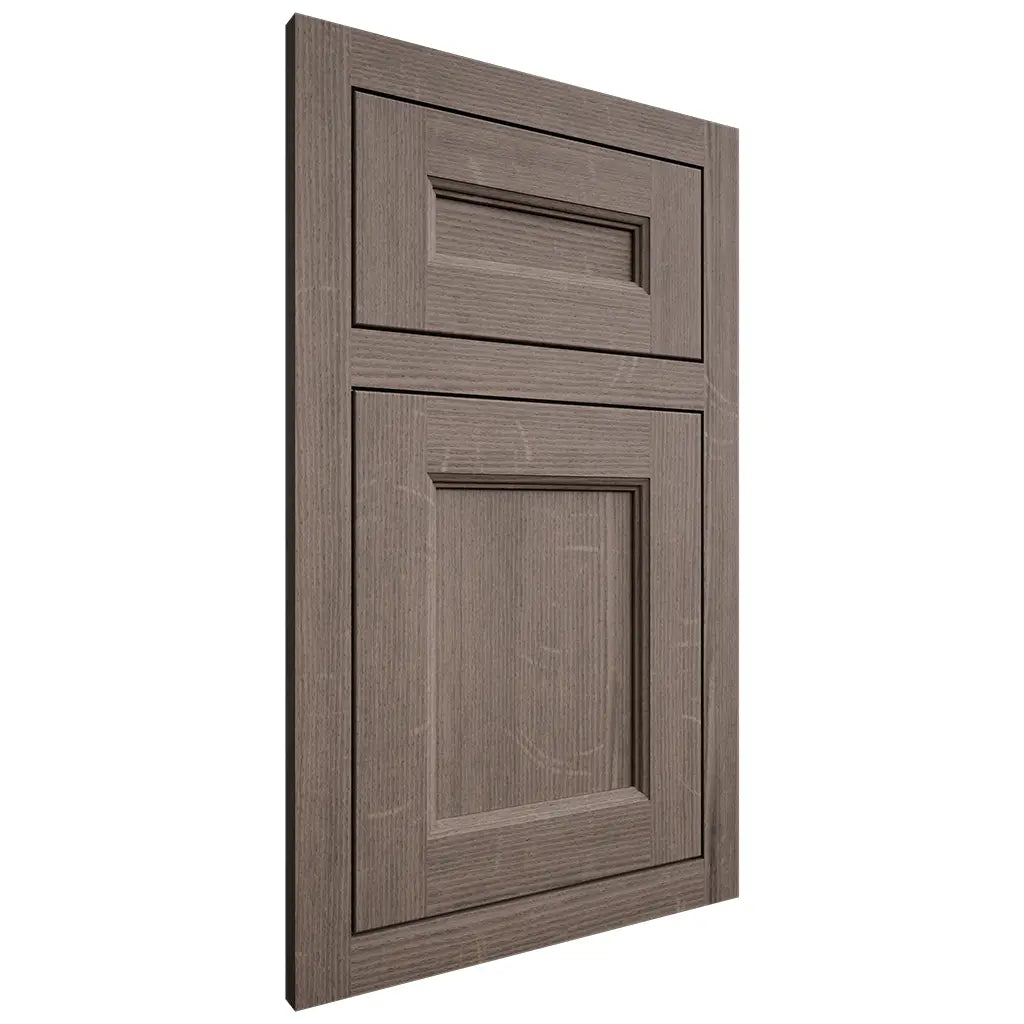 Shiloh Cabinetry Flush Inset Ward White Oak Quarter Sawn Clay Door