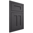 Shiloh Cabinetry Flush Inset Wilmington Poplar Plain Cut Cadet Door