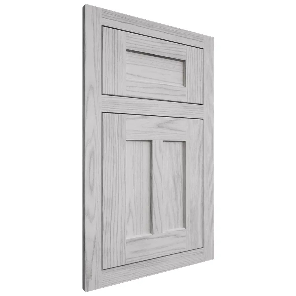 Shiloh Cabinetry Flush Inset Wilmington Walnut Plain Cut Stratus Door