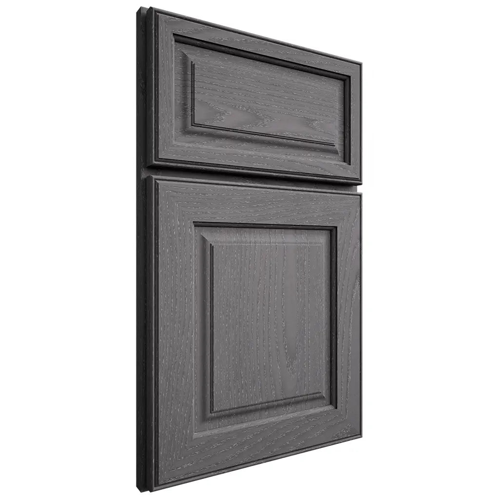 Shiloh Cabinetry Full Overlay Asherville Red Oak Plain Cut Cadet Door