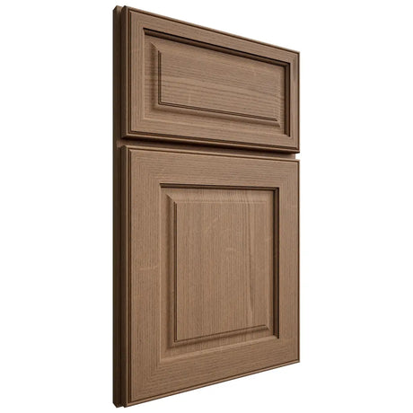 Shiloh Cabinetry Full Overlay Asherville White Oak Quarter Sawn Medium Door
