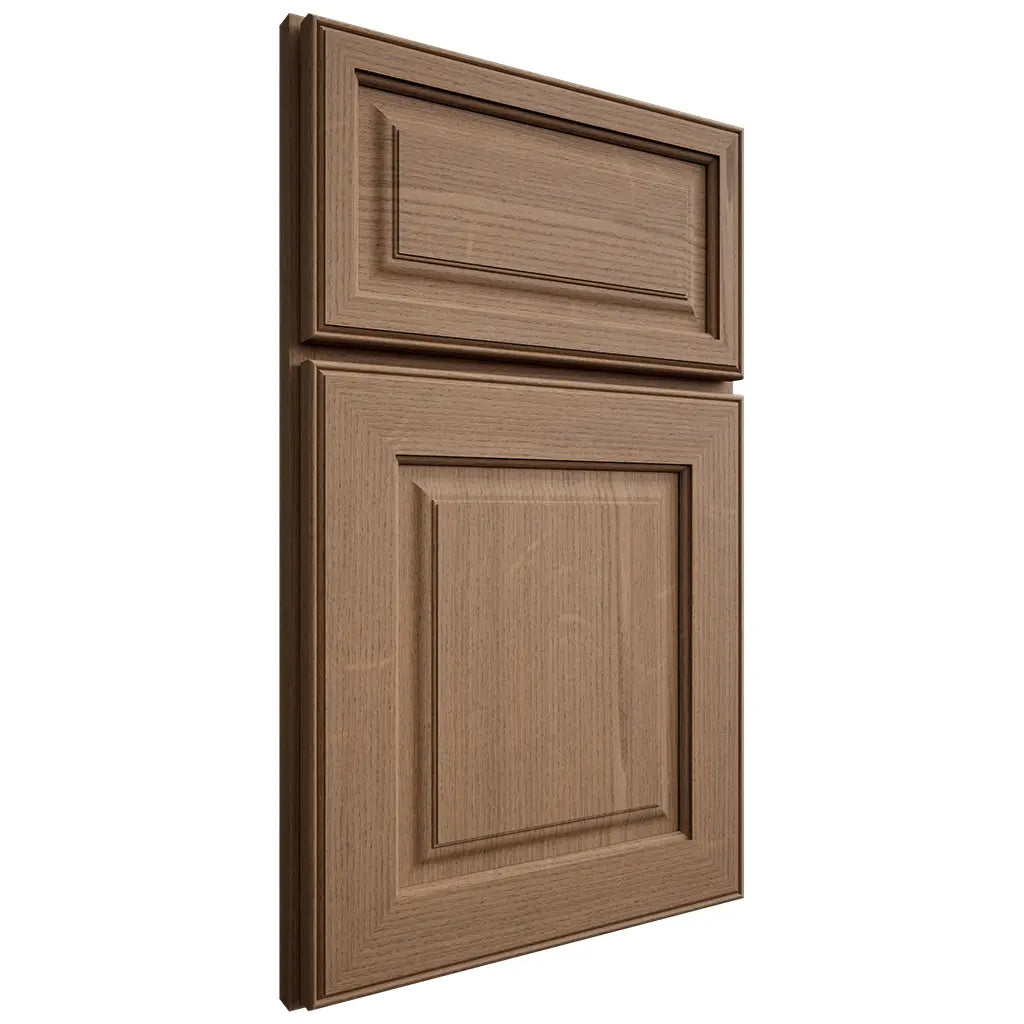 Shiloh Cabinetry Full Overlay Asherville White Oak Quarter Sawn Medium Door