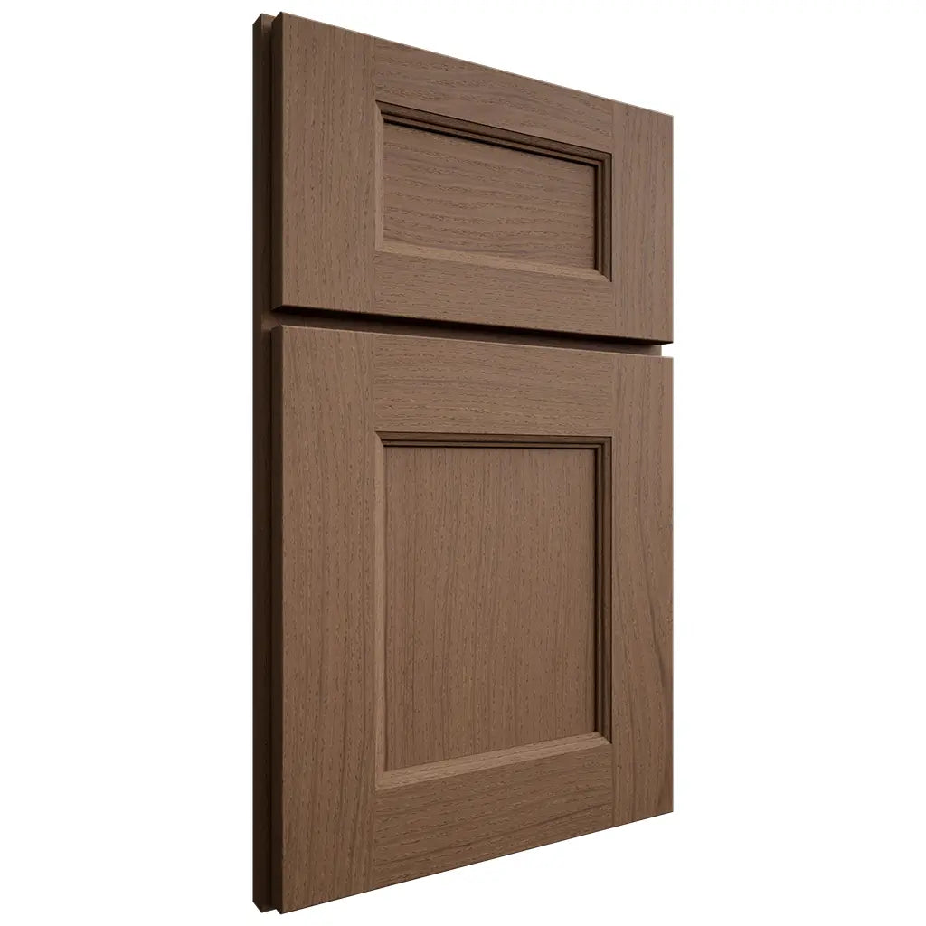 Shiloh Cabinetry Full Overlay Aspen White Oak Plain Cut Autumn Door