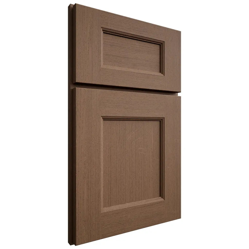 Shiloh Cabinetry Full Overlay Aspen White Oak Quarter Sawn Autumn Door