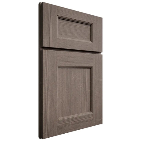 Shiloh Cabinetry Full Overlay Aspen White Oak Quarter Sawn Clay Door