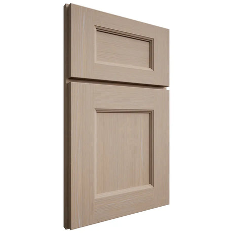 Shiloh Cabinetry Full Overlay Aspen White Oak Quarter Sawn Straw Door