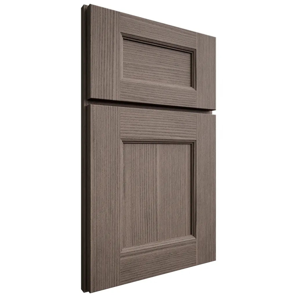 Shiloh Cabinetry Full Overlay Aspen White Oak Rift Cut Clay Door