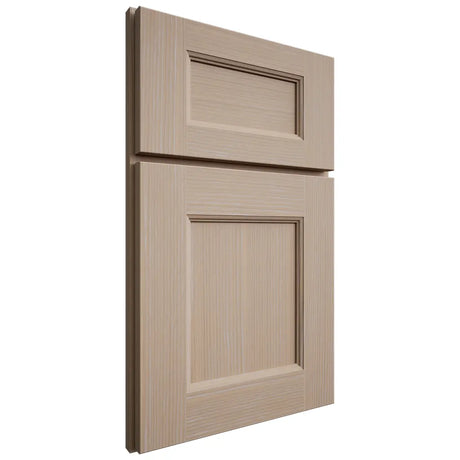 Shiloh Cabinetry Full Overlay Aspen White Oak Rift Cut Straw Door