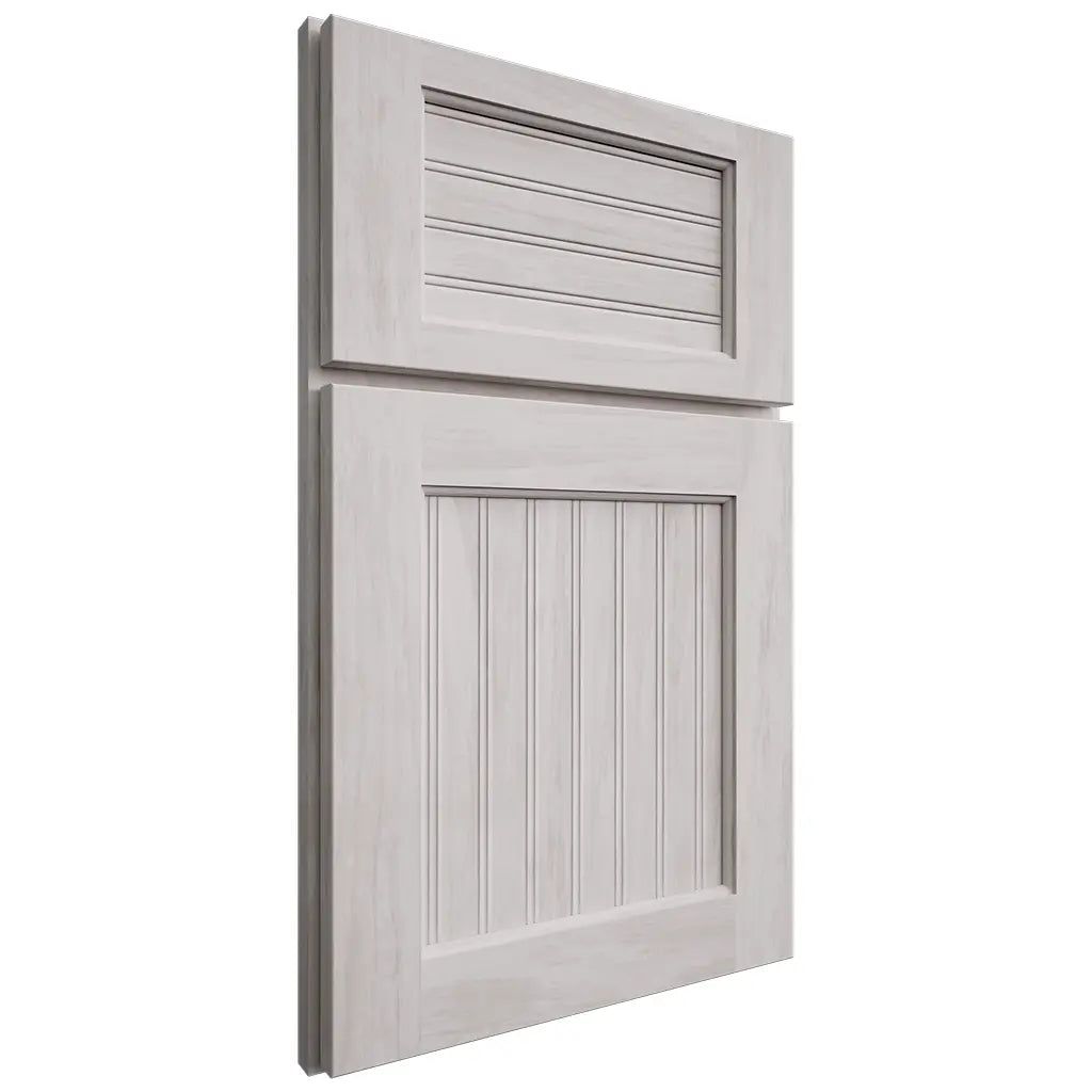 Shiloh Cabinetry Full Overlay Beaded Century Alder Plain Cut Cotton Door