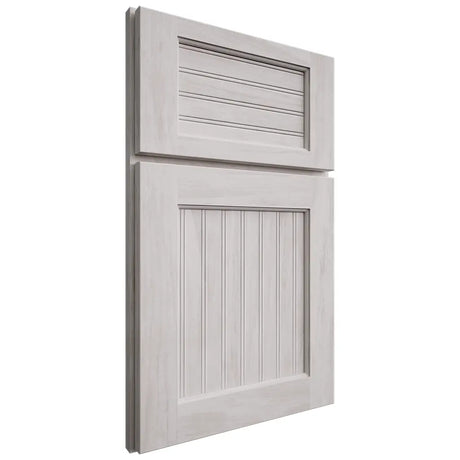 Shiloh Cabinetry Full Overlay Beaded Century Alder Plain Cut Cotton Door