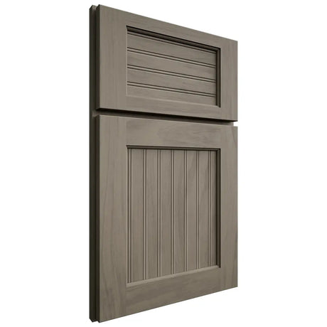 Shiloh Cabinetry Full Overlay Beaded Century Poplar Plain Cut Sterling Door
