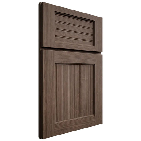Shiloh Cabinetry Full Overlay Beaded Century White Oak Quarter Sawn Mineral Door