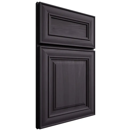 Shiloh Cabinetry Full Overlay Bradford Hickory Plain Cut Harbor Door