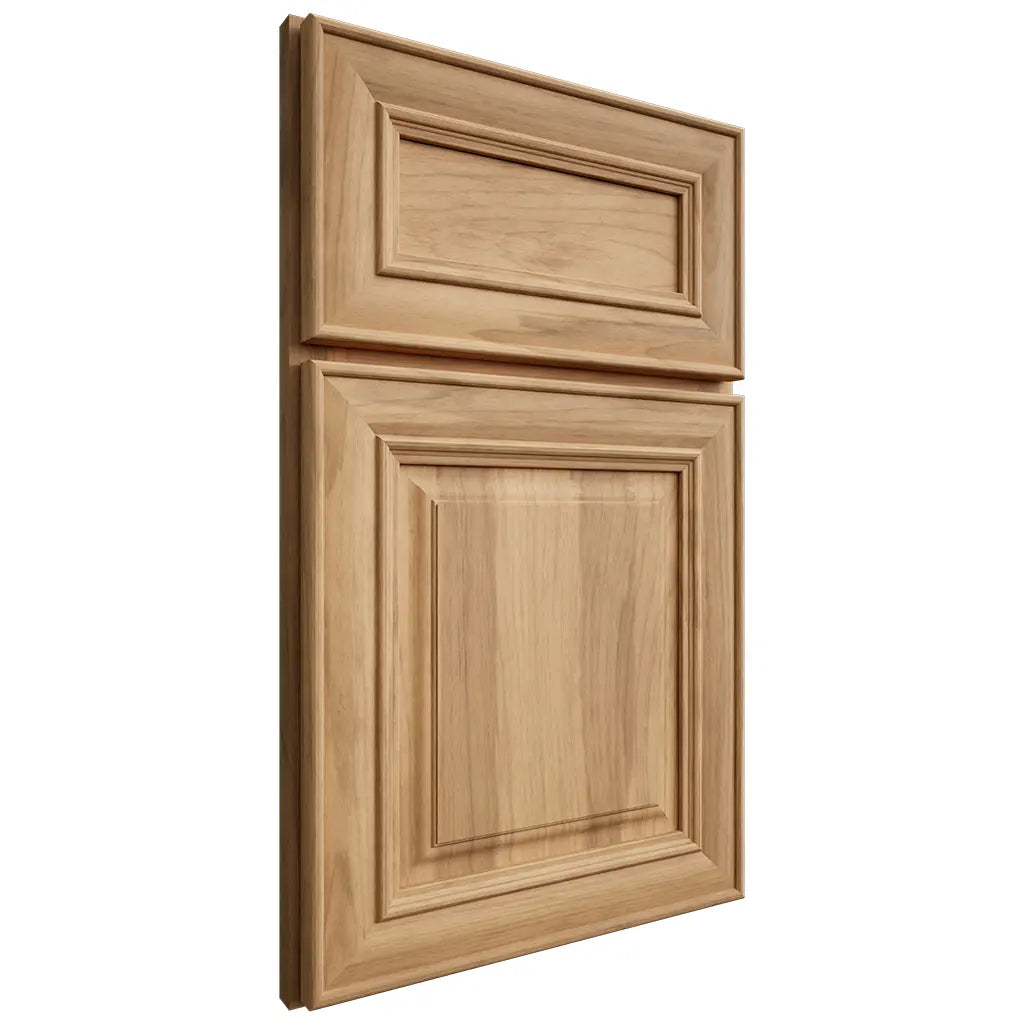 Shiloh Cabinetry Full Overlay Bradford Hickory Plain Cut Natural Door