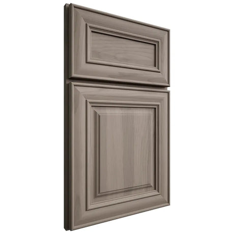 Shiloh Cabinetry Full Overlay Bradford Hickory Plain Cut Sterling Door