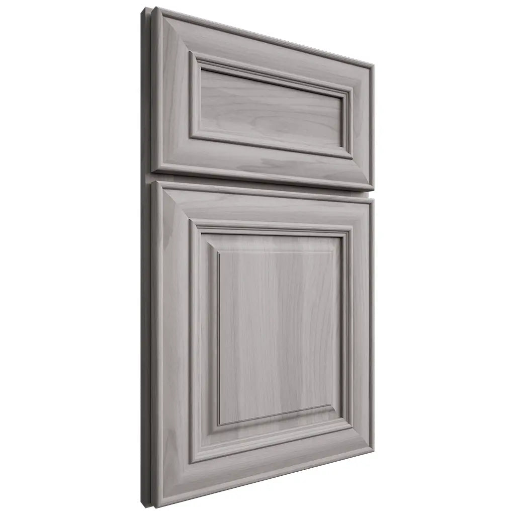 Shiloh Cabinetry Full Overlay Bradford Hickory Plain Cut Stratus Door