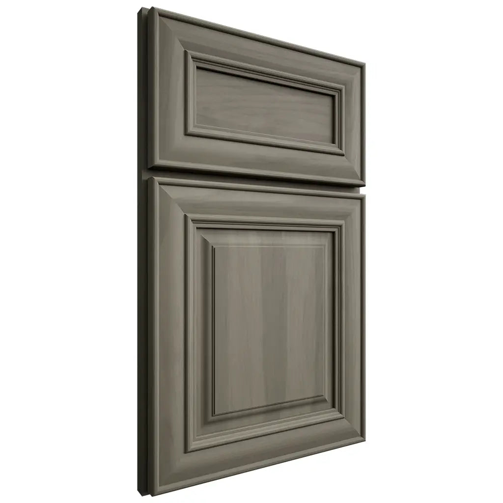 Shiloh Cabinetry Full Overlay Bradford Hickory Plain Cut Thyme Door