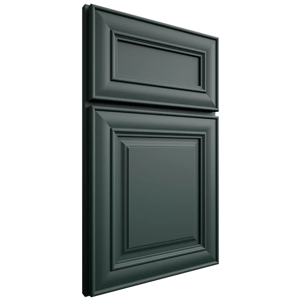 Shiloh Cabinetry Full Overlay Bradford Paintable Billiard Green Door