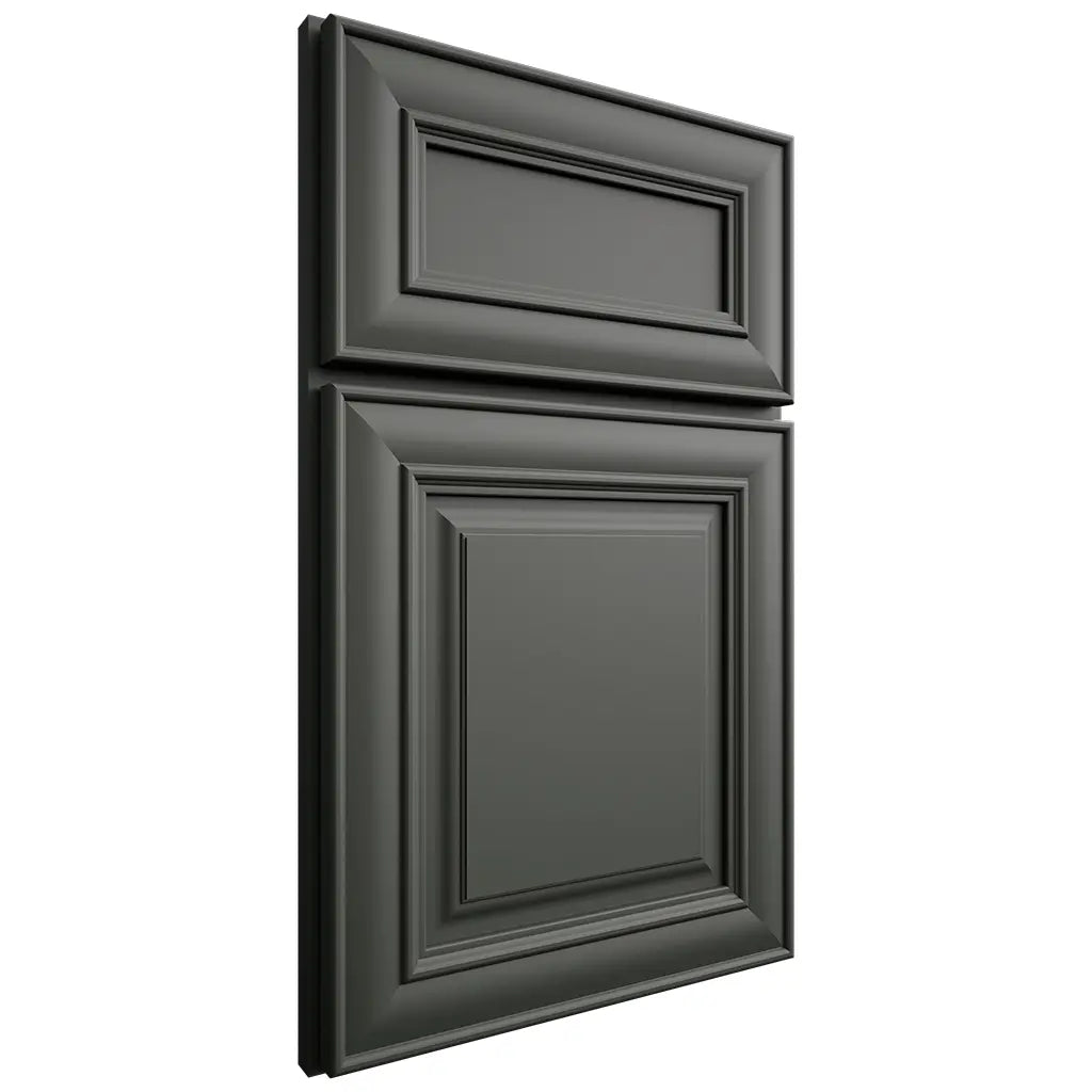 Shiloh Cabinetry Full Overlay Bradford Paintable Pewter Green Door