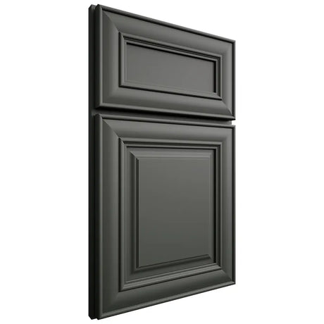 Shiloh Cabinetry Full Overlay Bradford Paintable Pewter Green Door