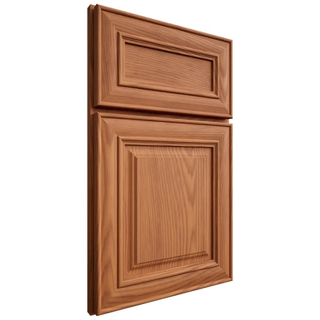 Shiloh Cabinetry Full Overlay Bradford Red Oak Plain Cut Harvest Door