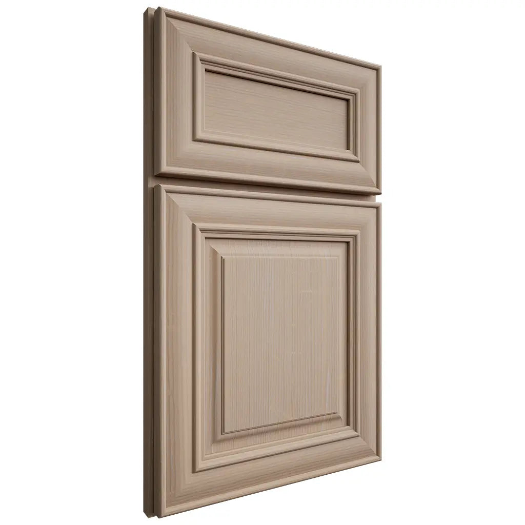 Shiloh Cabinetry Full Overlay Bradford White Oak Quarter Sawn Straw Door