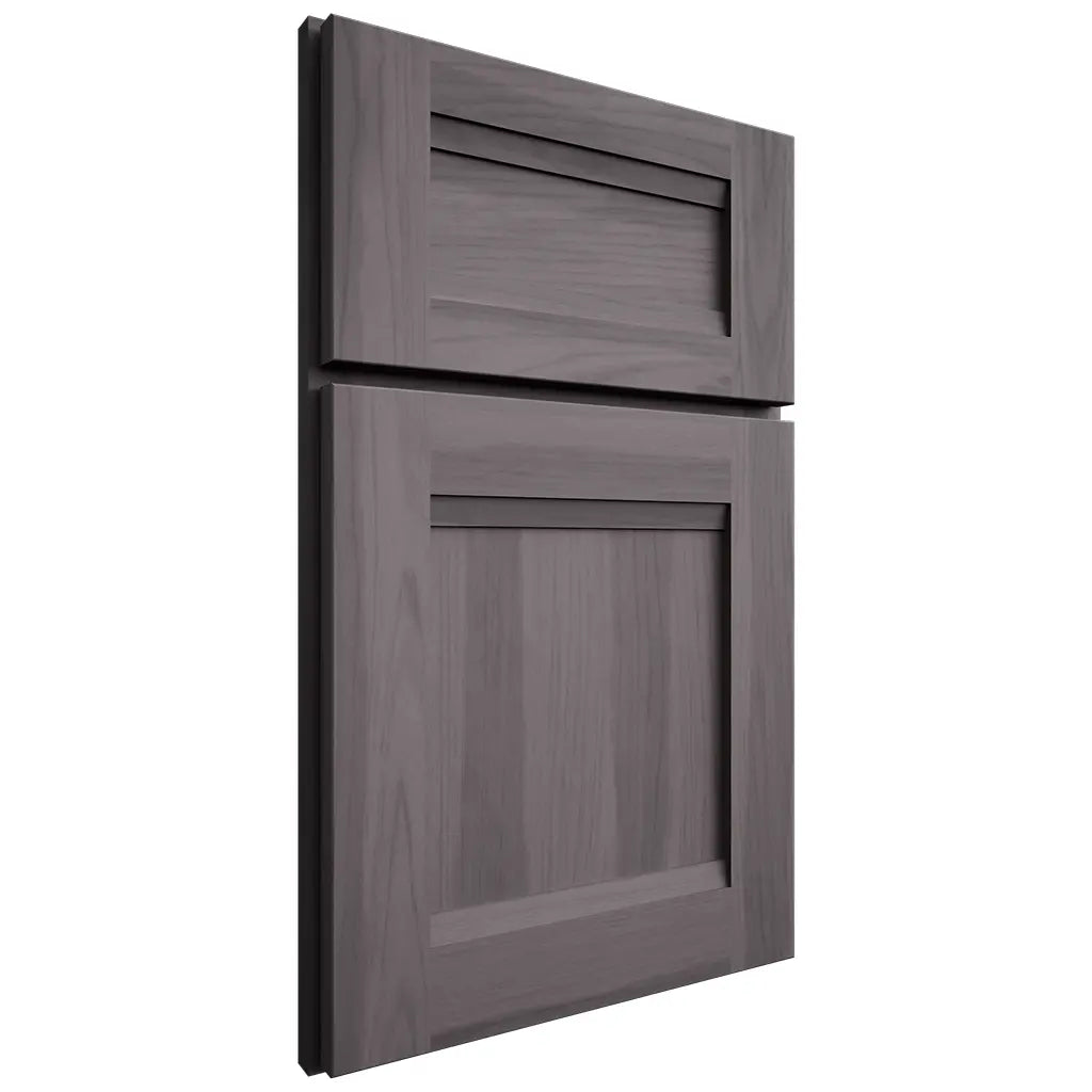 Shiloh Cabinetry Full Overlay Bristol Hickory Plain Cut Cadet Door