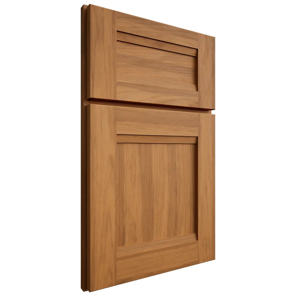 Shiloh Cabinetry Full Overlay Bristol Hickory Plain Cut Medium Door
