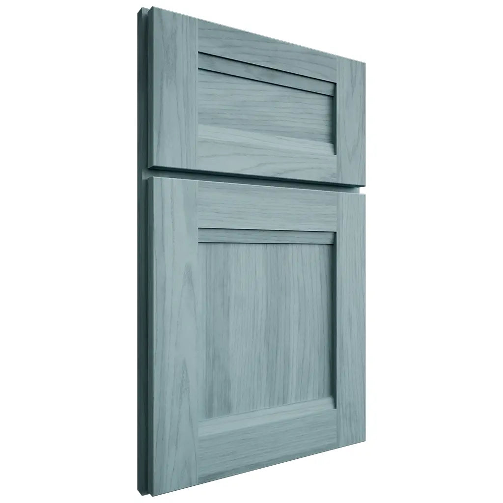 Shiloh Cabinetry Full Overlay Bristol Hickory Plain Cut Sky Door