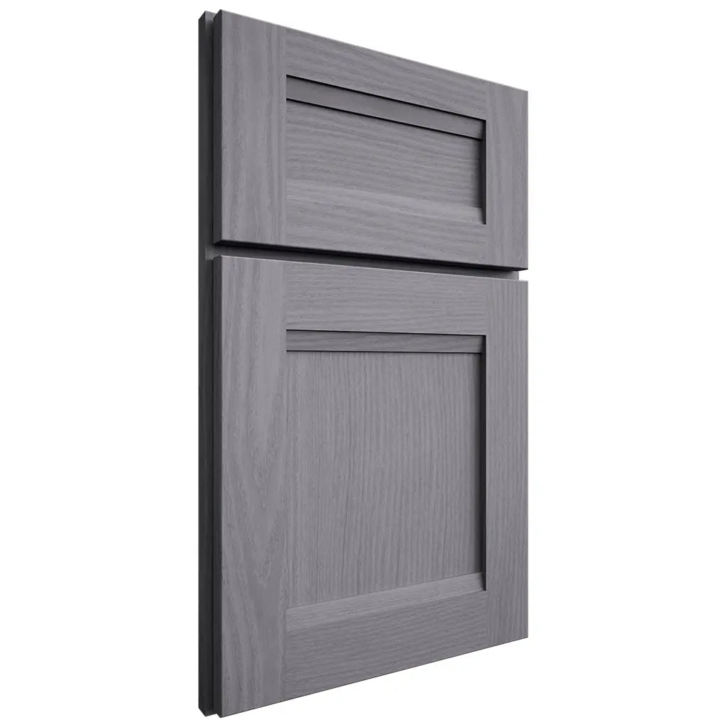 Shiloh Cabinetry Full Overlay Bristol White Oak Plain Cut Cadet Door