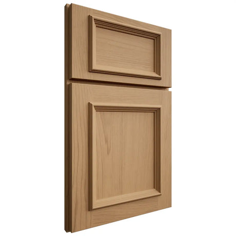 Shiloh Cabinetry Full Overlay Charleston Alder Plain Cut Natural Door