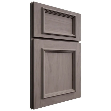 Shiloh Cabinetry Full Overlay Charleston Alder Plain Cut Stonehenge Door