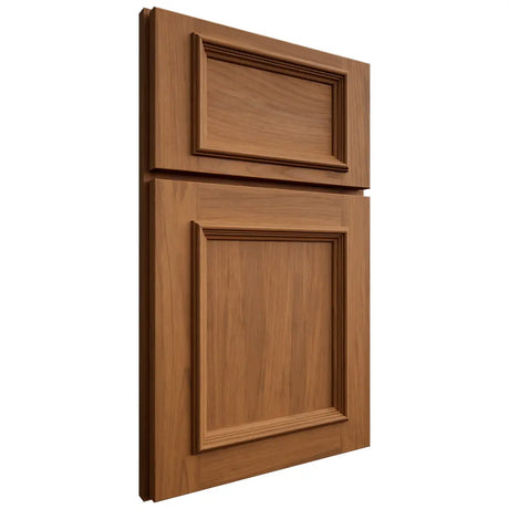 Shiloh Cabinetry Full Overlay Charleston Hickory Plain Cut Chestnut Door