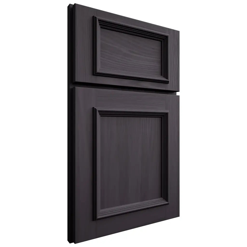 Shiloh Cabinetry Full Overlay Charleston Hickory Plain Cut Harbor Door