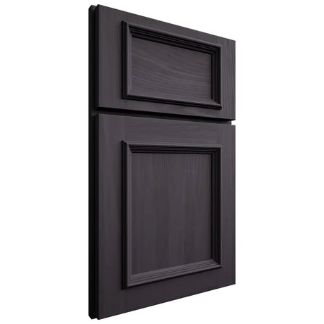 Shiloh Cabinetry Full Overlay Charleston Hickory Plain Cut Harbor Door