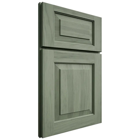 Shiloh Cabinetry Full Overlay Charleston Hickory Plain Cut Moss Door