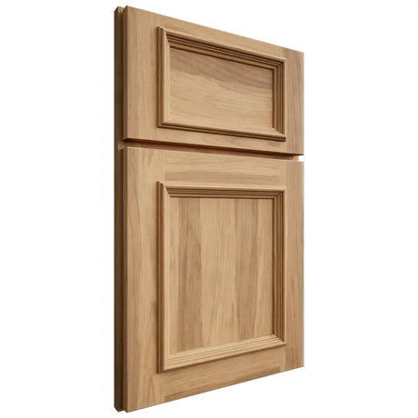 Shiloh Cabinetry Full Overlay Charleston Hickory Plain Cut Natural Door