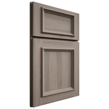 Shiloh Cabinetry Full Overlay Charleston Hickory Plain Cut Sterling Door