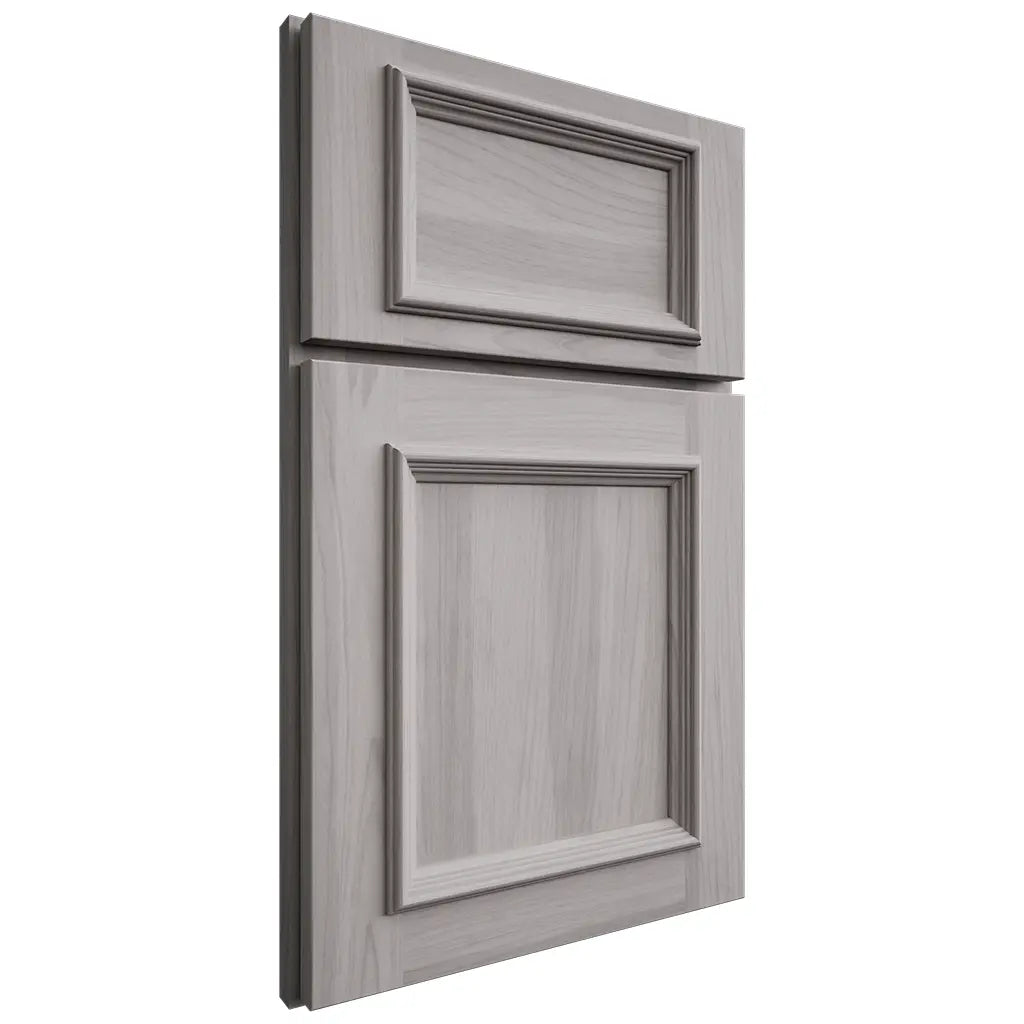 Shiloh Cabinetry Full Overlay Charleston Hickory Plain Cut Stratus Door