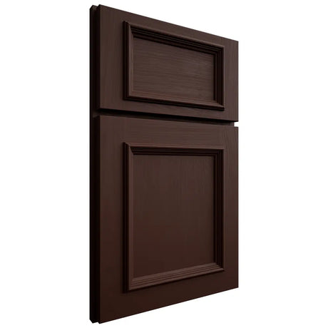 Shiloh Cabinetry Full Overlay Charleston Maple Plain Cut Cocoa Door