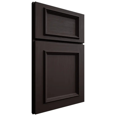 Shiloh Cabinetry Full Overlay Charleston Maple Plain Cut Espresso Door
