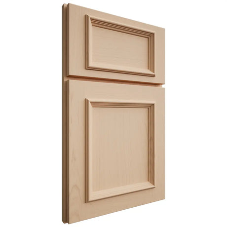 Shiloh Cabinetry Full Overlay Charleston Maple Plain Cut Natural Door