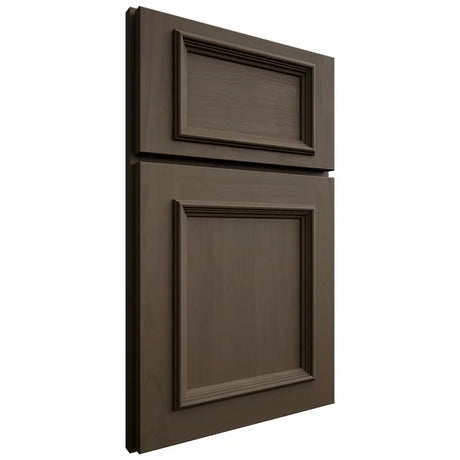 Shiloh Cabinetry Full Overlay Charleston Maple Plain Cut Perfect Brown Door