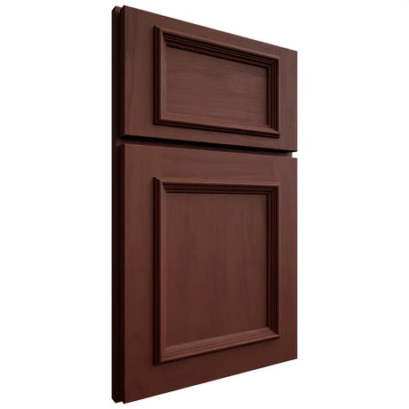 Shiloh Cabinetry Full Overlay Charleston Maple Plain Cut Sable Door