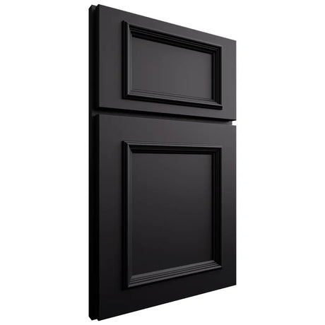 Shiloh Cabinetry Full Overlay Charleston Paintable Black Door