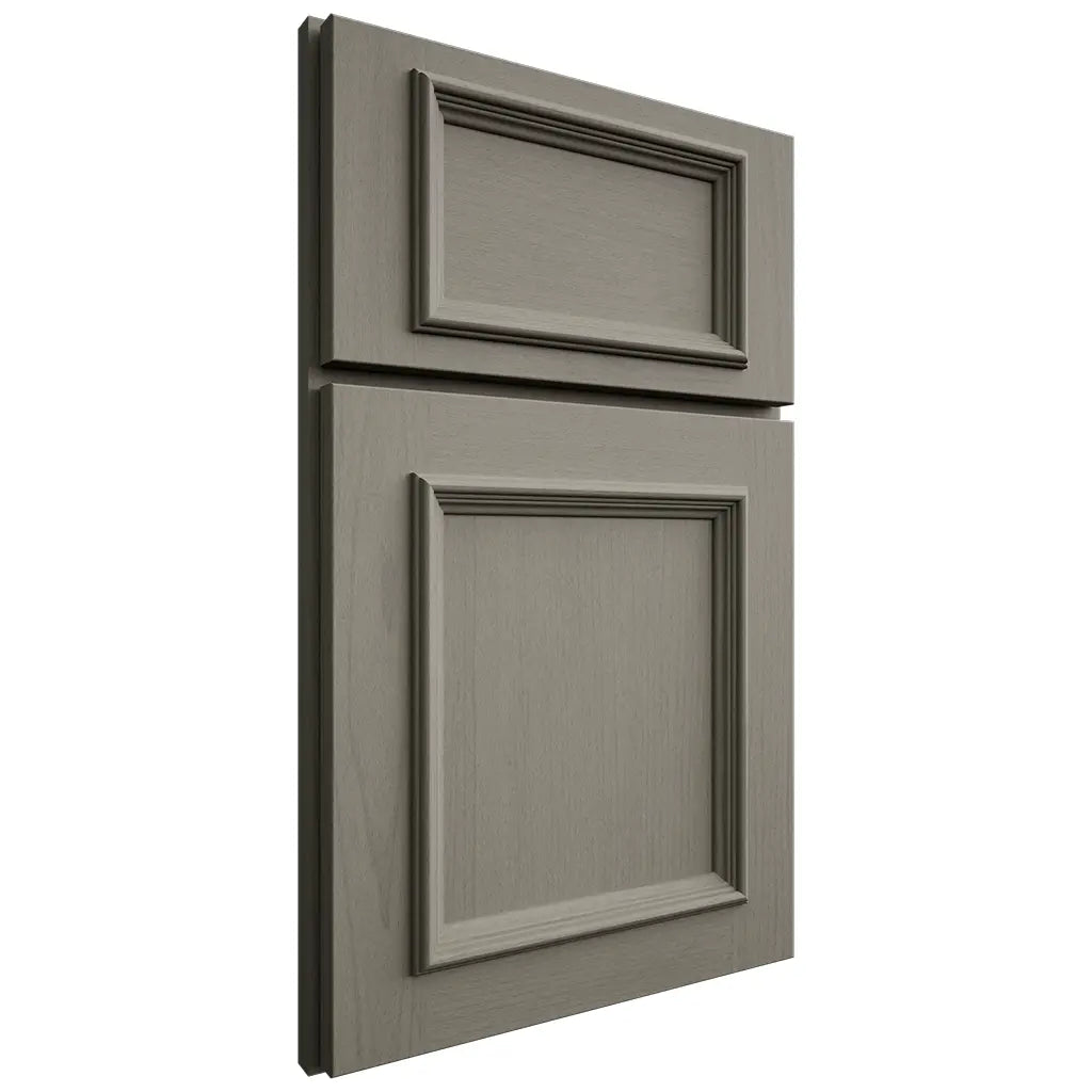 Shiloh Cabinetry Full Overlay Charleston Walnut Plain Cut Thyme Door