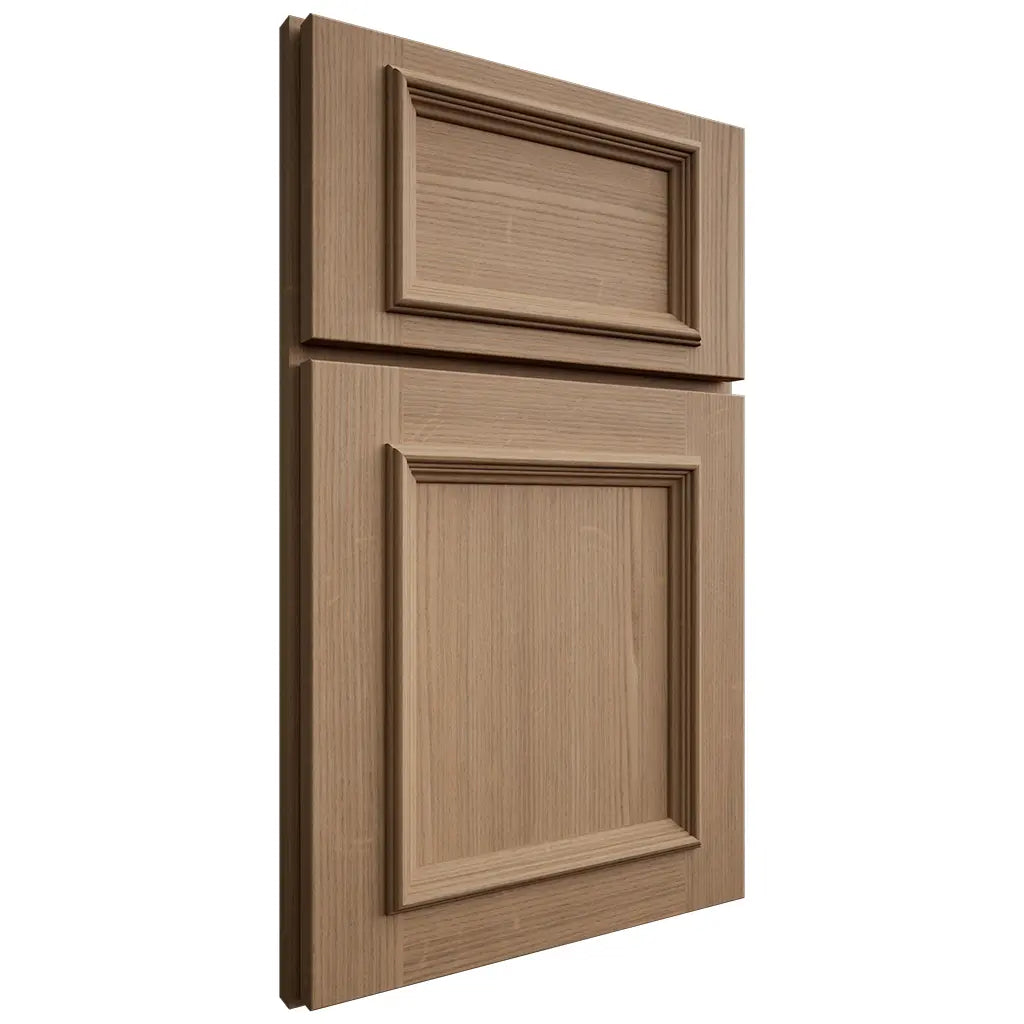 Shiloh Cabinetry Full Overlay Charleston White Oak Quarter Sawn Natural Door