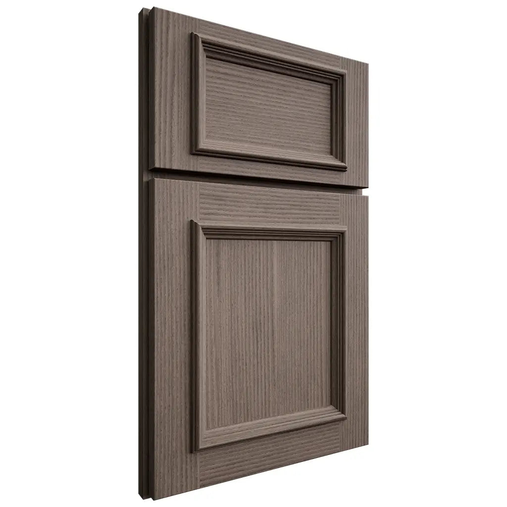 Shiloh Cabinetry Full Overlay Charleston White Oak Rift Cut Clay Door