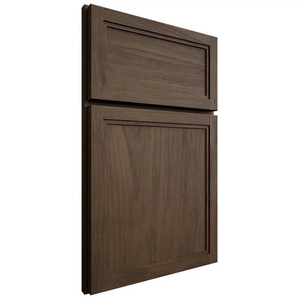 Shiloh Cabinetry Full Overlay Concord Alder Plain Cut Caviar Door