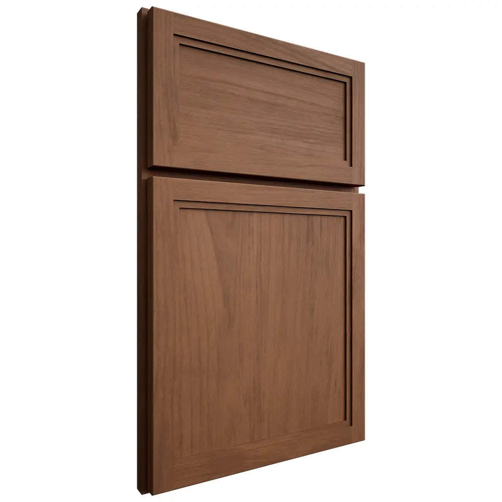 Shiloh Cabinetry Full Overlay Concord Alder Plain Cut Cola Door